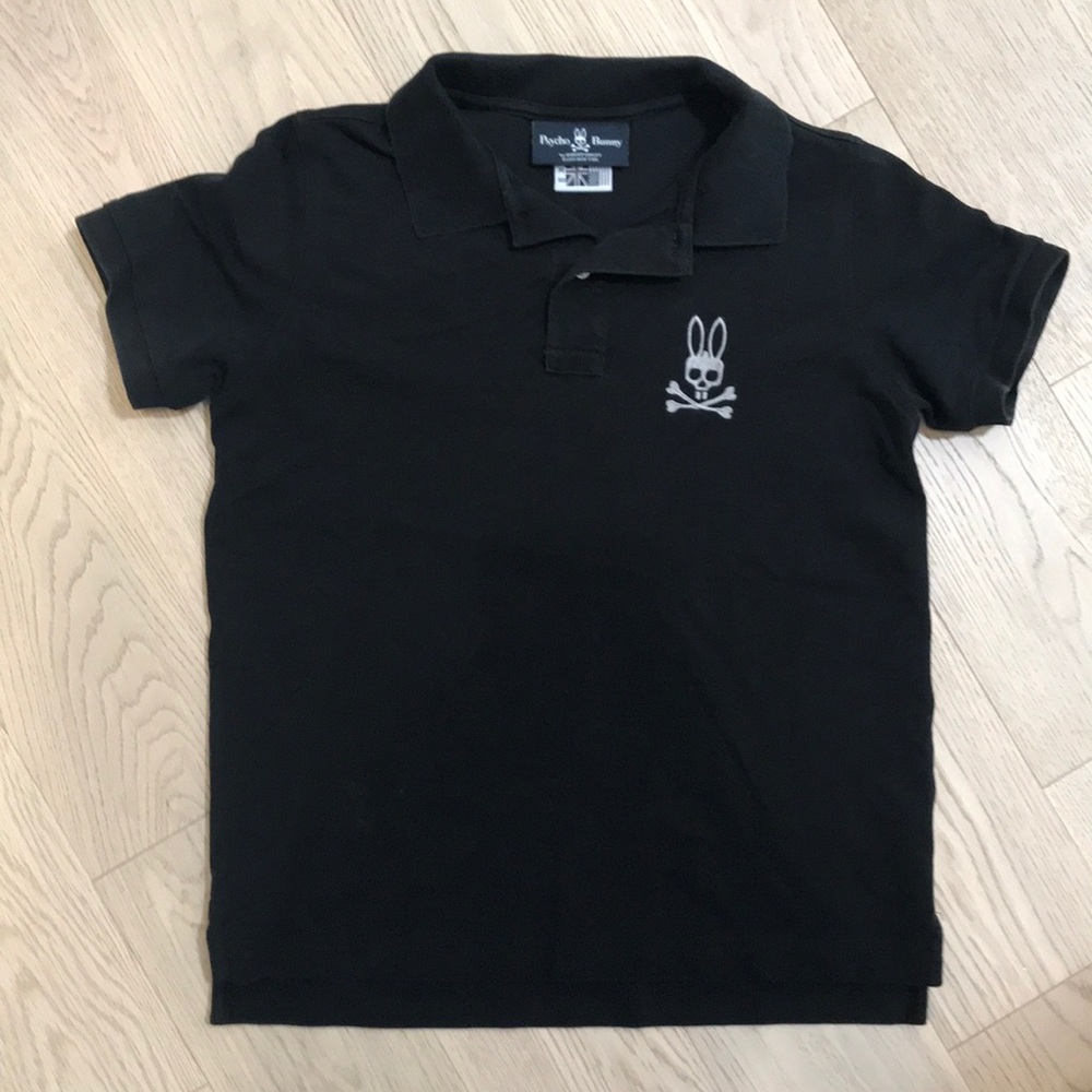 Psycho Bunny Black Polo